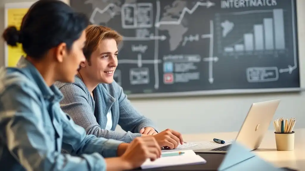 Estudiantes en acción